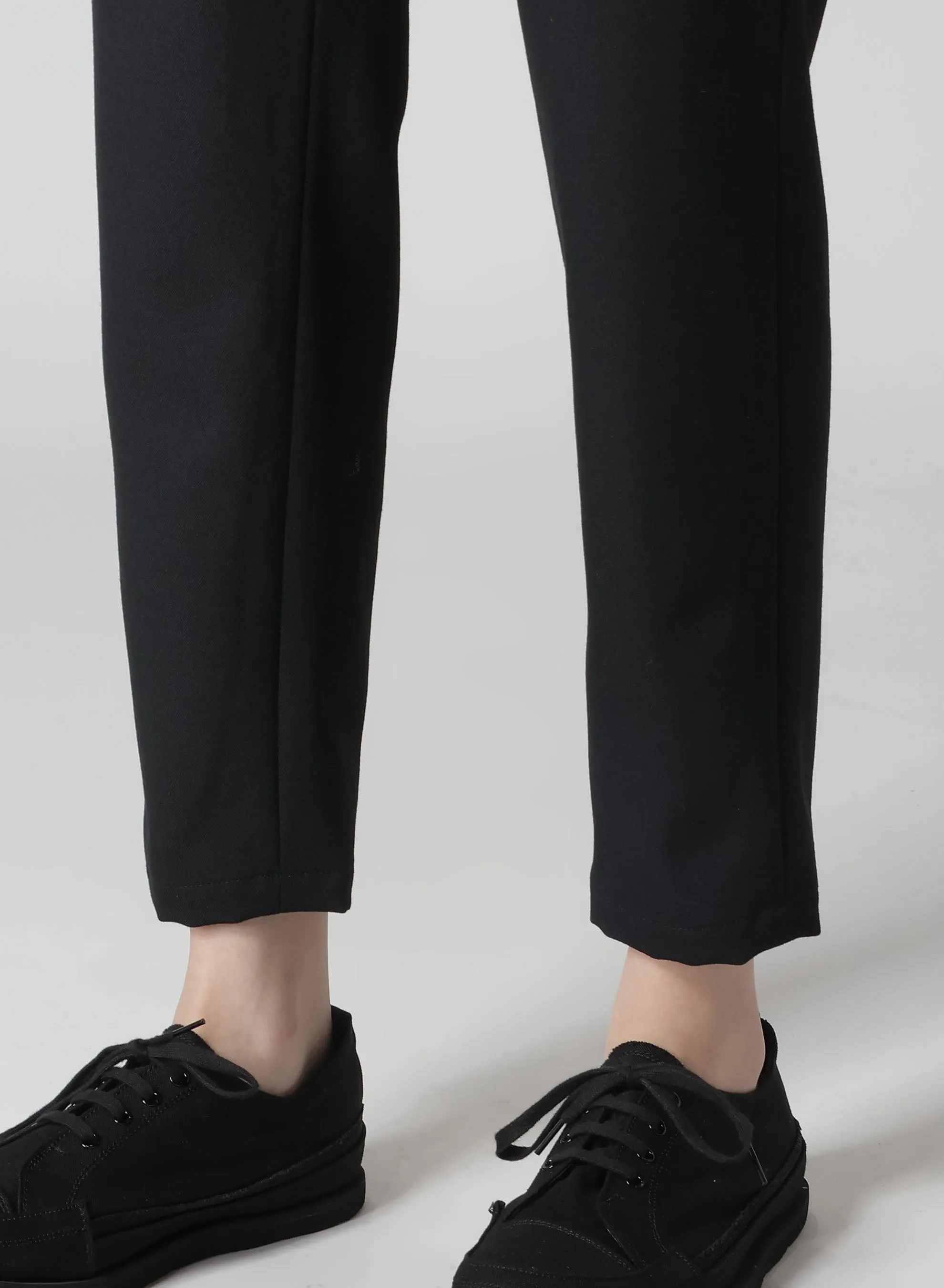 2/60 WOOL GABARDINE BASIC SLIM PANTS A