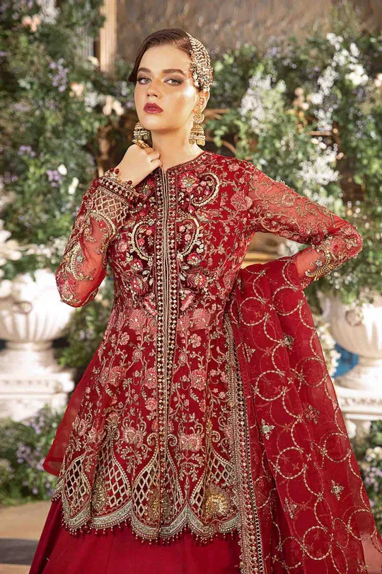 3 Piece Unstitched Embroidered Organza Suit | BD-2908