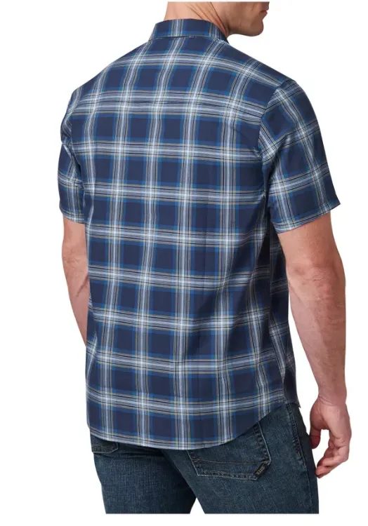 5.11 WYATT SHORT SLEEVE PLAID SHIRT