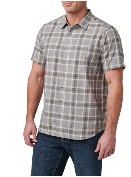 5.11 WYATT SHORT SLEEVE PLAID SHIRT