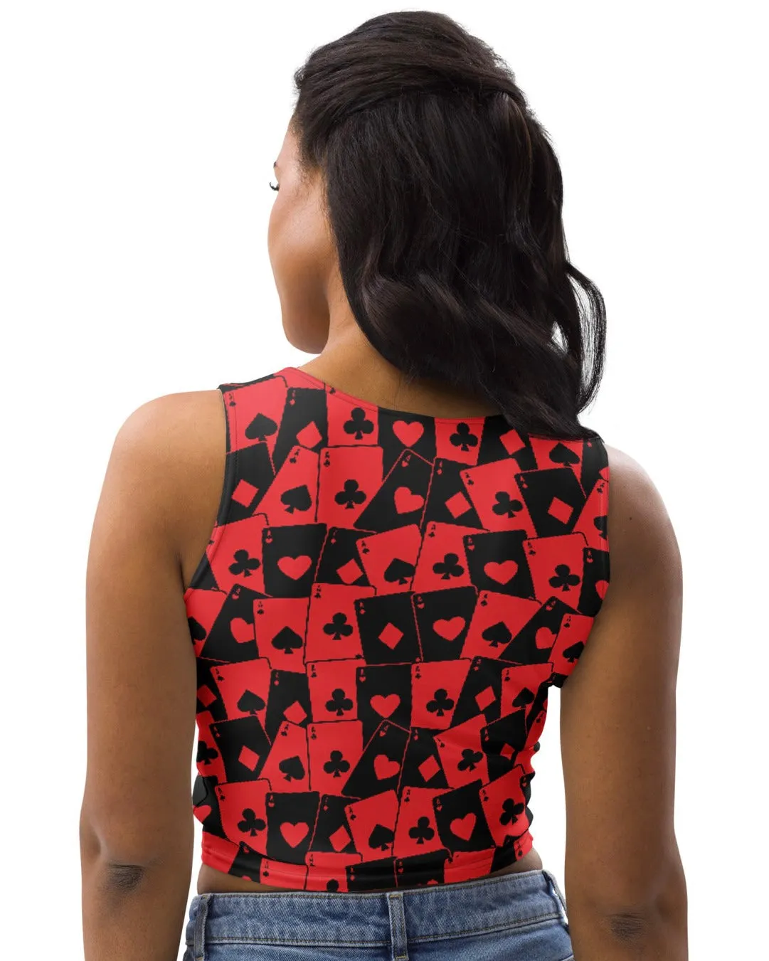 Ace Of Hearts Crop Top