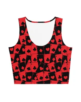 Ace Of Hearts Crop Top