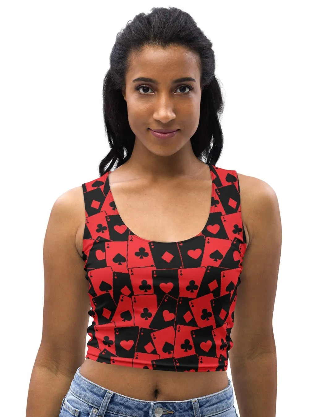 Ace Of Hearts Crop Top