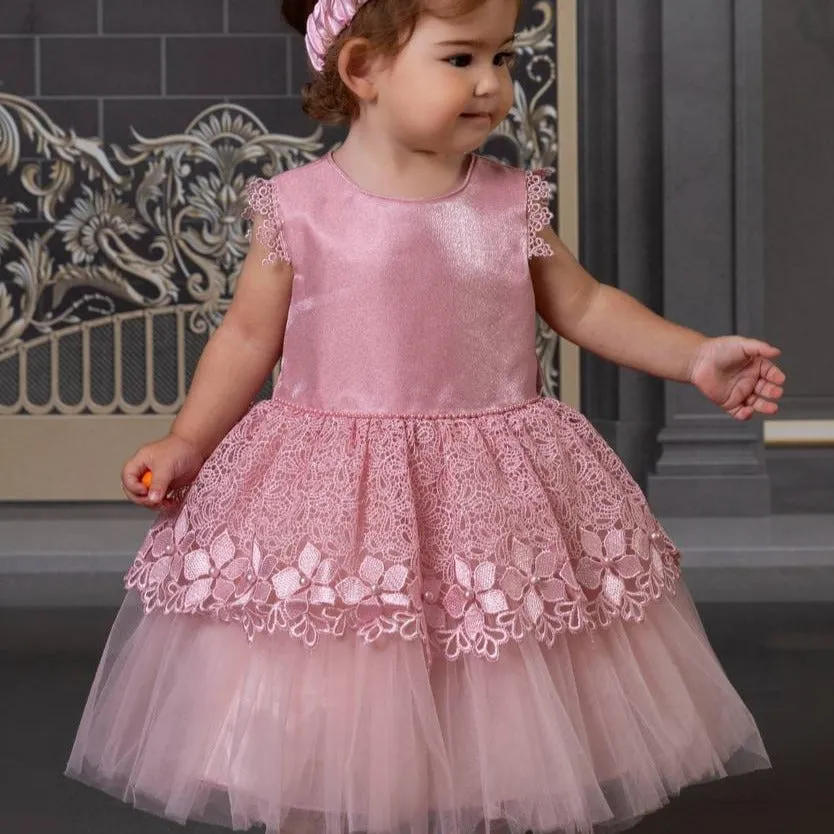 Baby monica's lace dress for girls