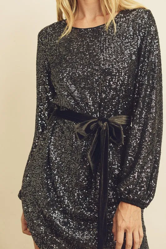 Bijou Sequin Party Dress