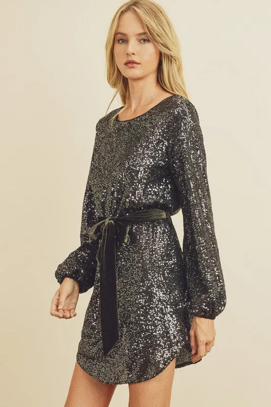 Bijou Sequin Party Dress