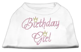 Birthday Girl Rhinestone Shirt White S (10)