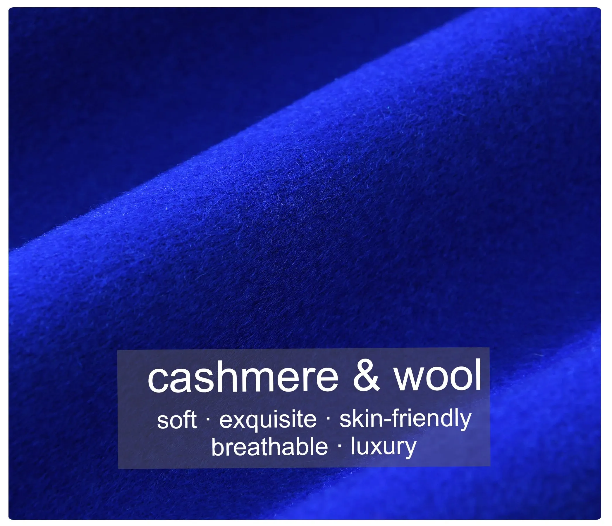 Cashmere Wool Coat with Genuine Fox Fur Trim