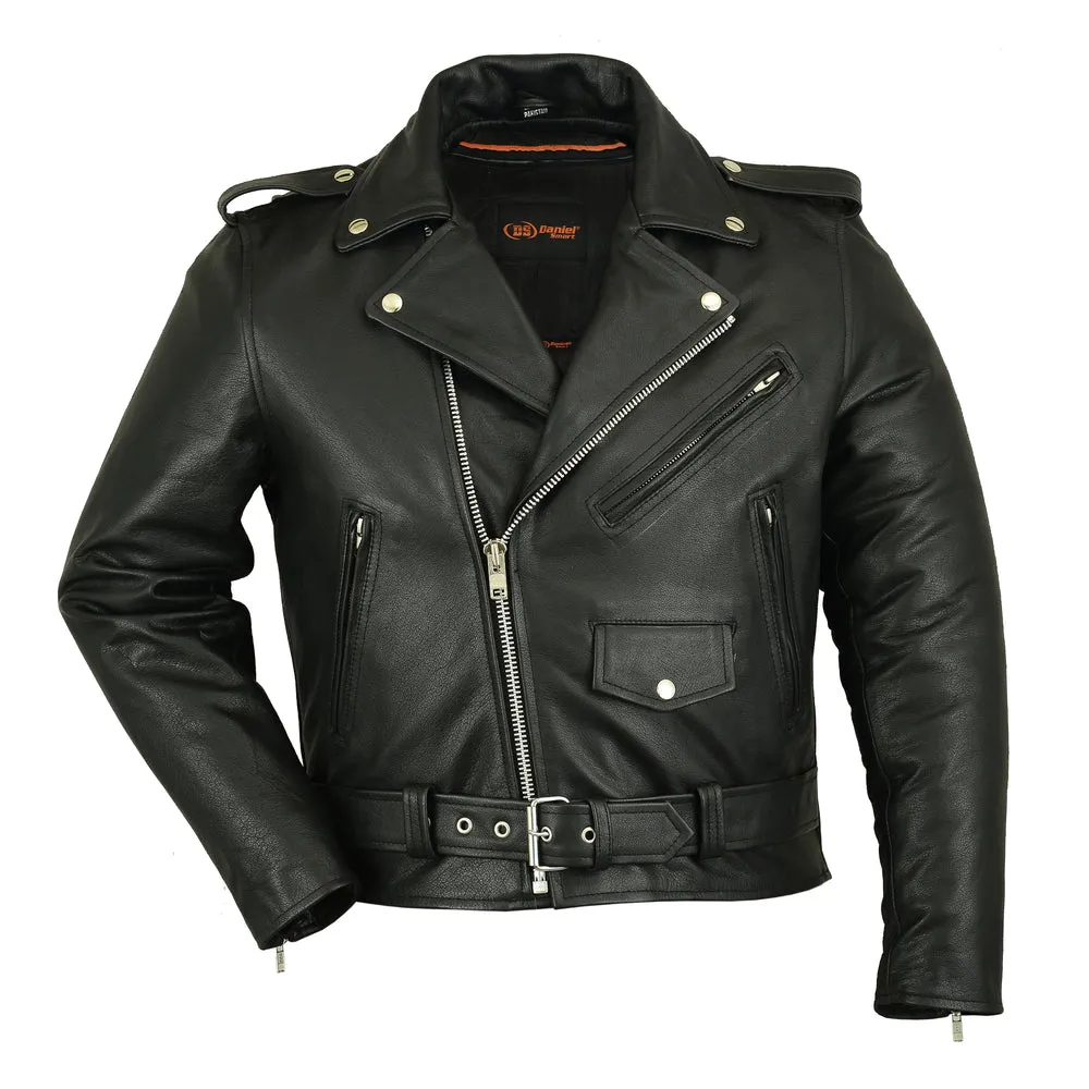 Classic MC Leather Jacket (Plain side)