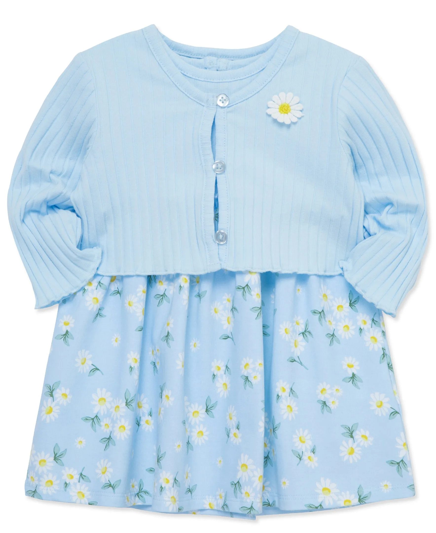 Daisy Knit Dress Set (12M-24M)