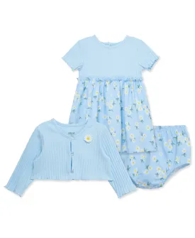 Daisy Knit Dress Set (12M-24M)