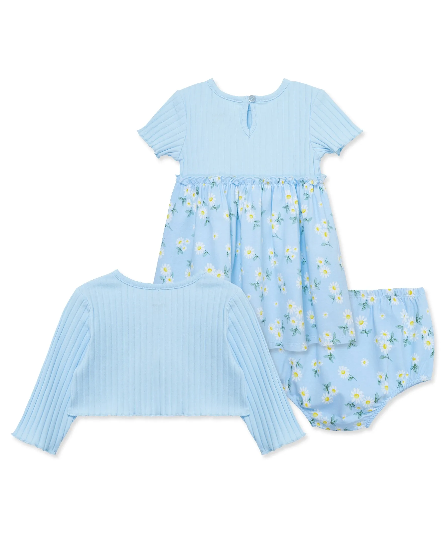 Daisy Knit Dress Set (12M-24M)