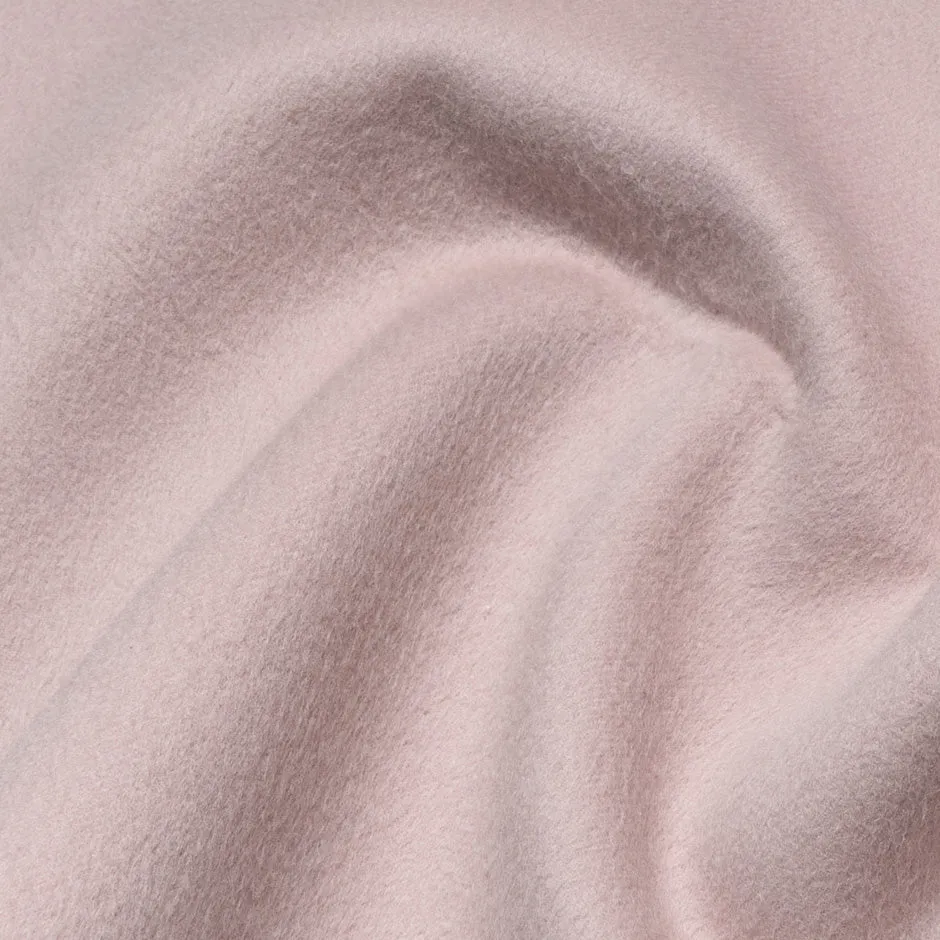 Dusty Pink Double-Faced Pure Cashmere