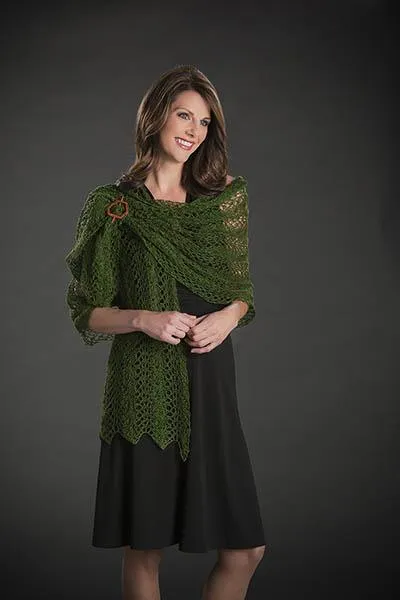 Garden Metallic Lacy Knits