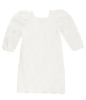 Girls White Lace Dress