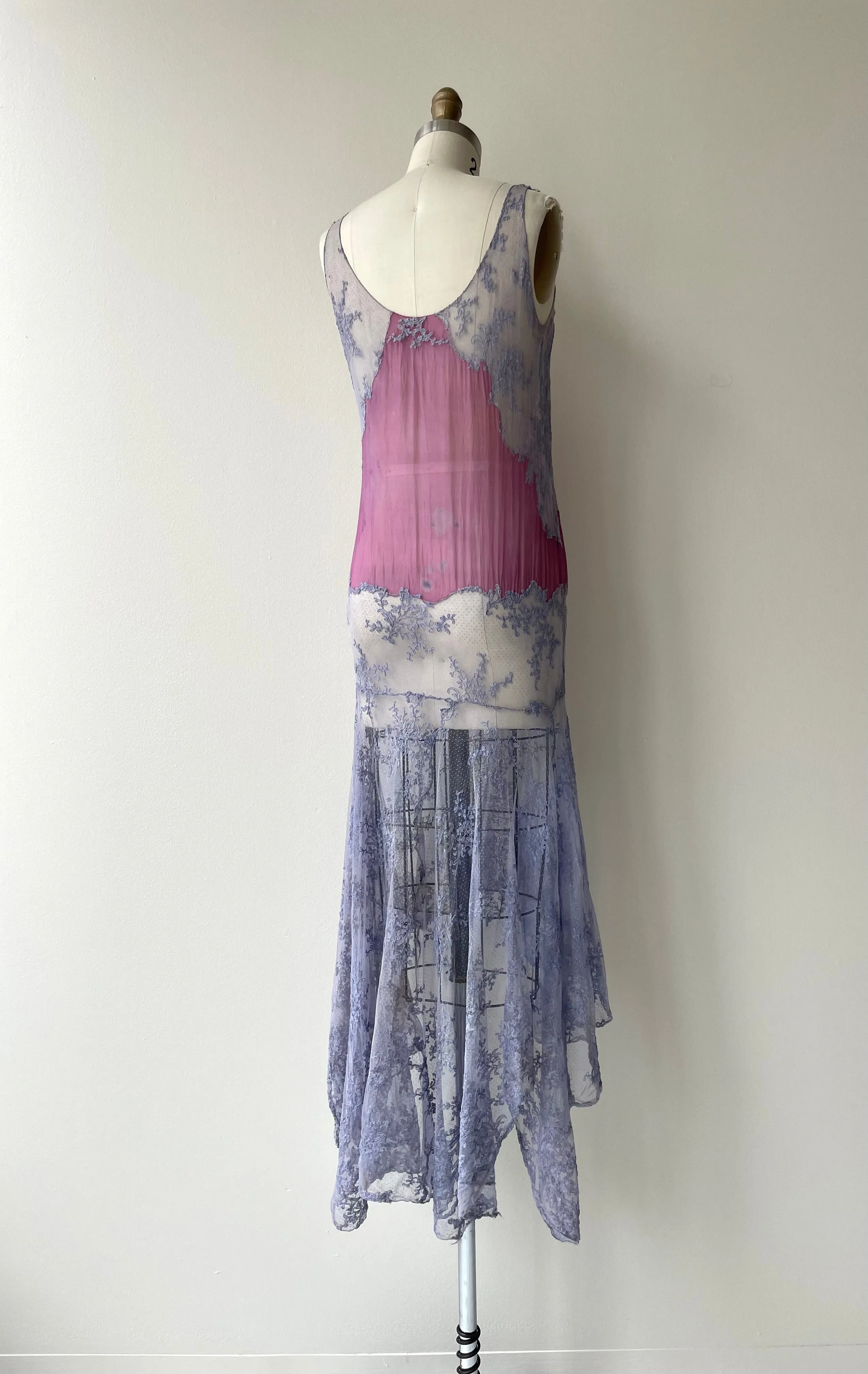 Heliotrope Silk Dress | 1930s