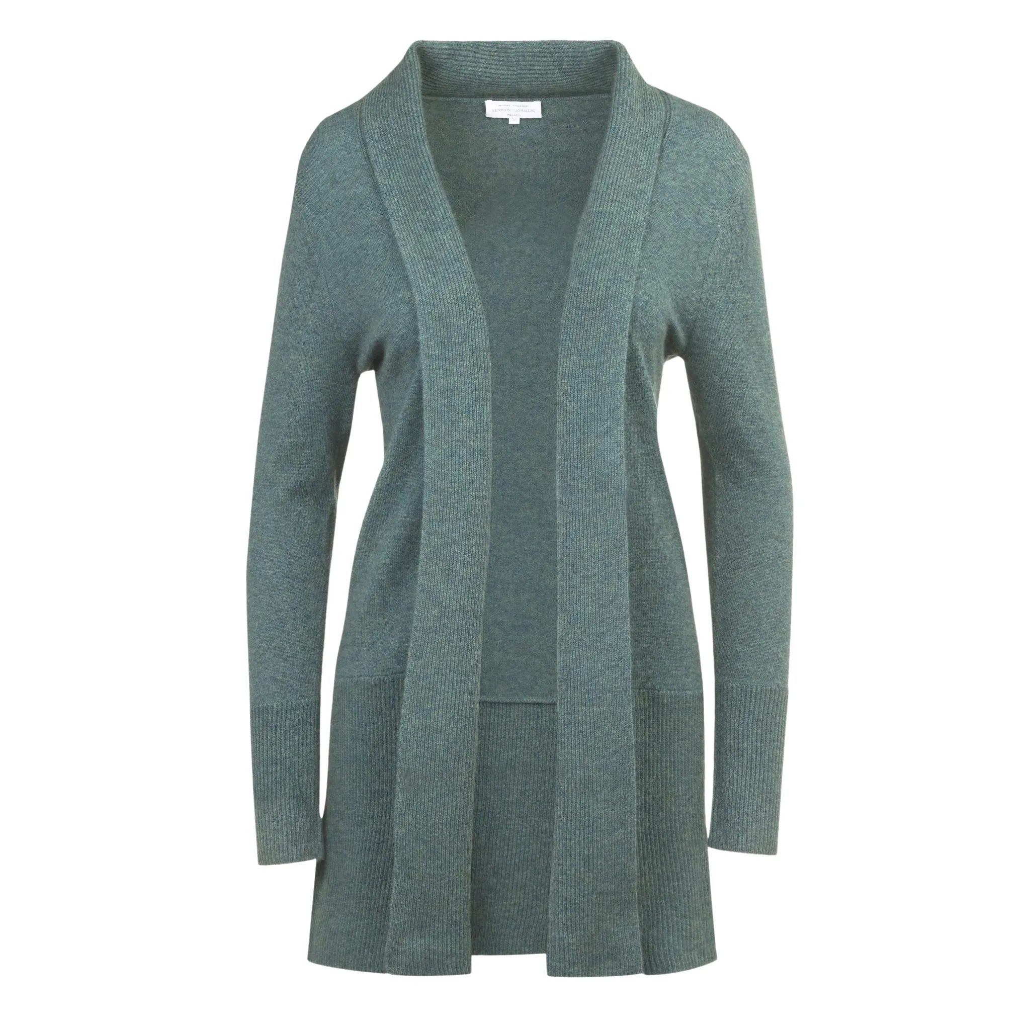 Long Cardigan in Sea Green