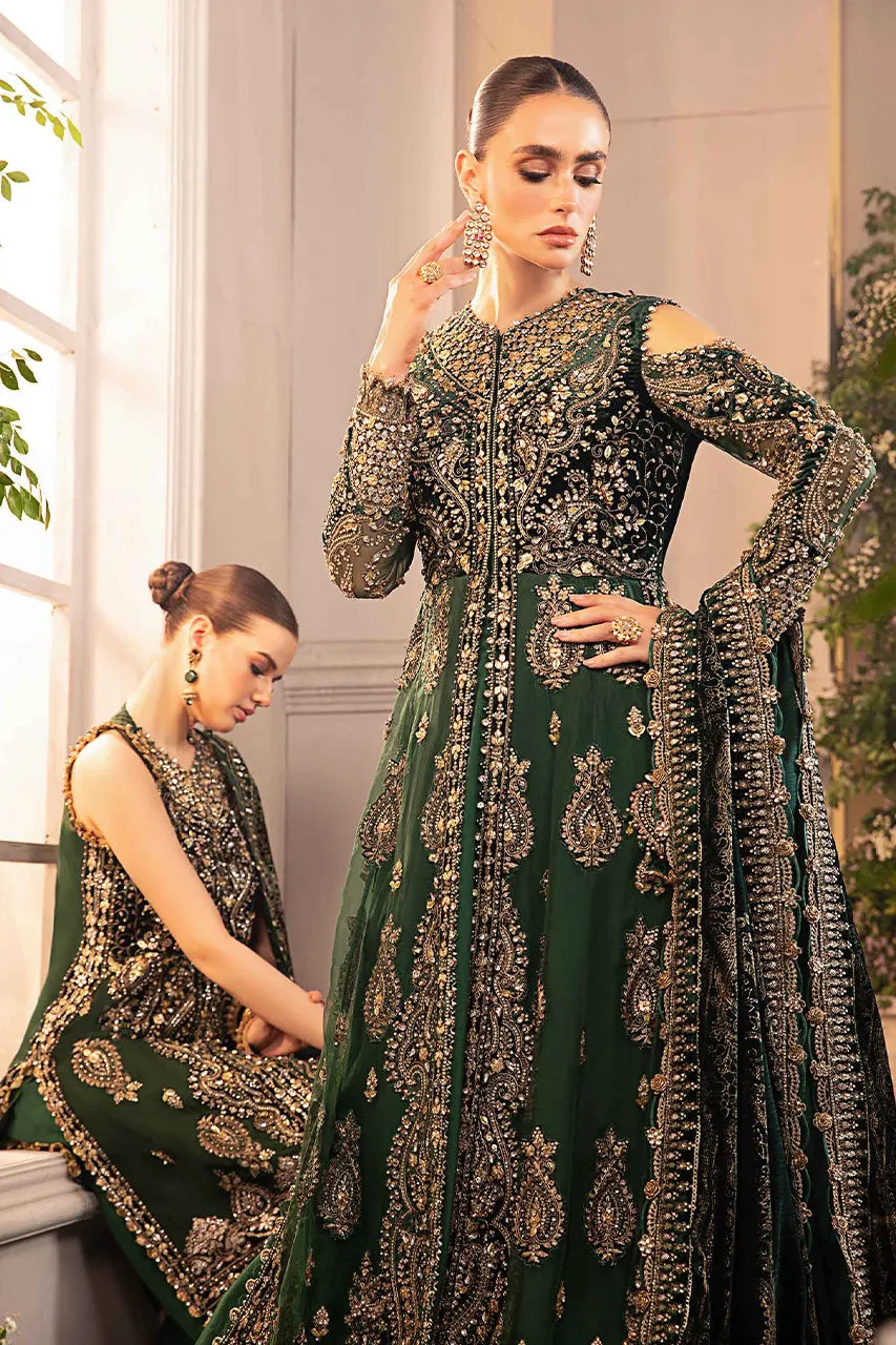 Mbroidered'24-3 Piece Unstitched Embroidered Organza Suit  BD-2904