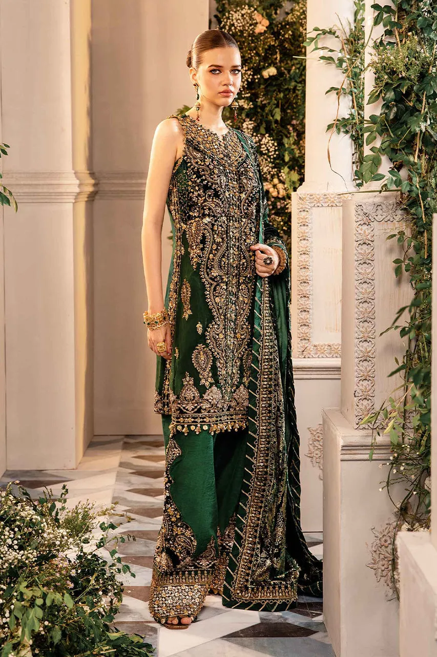 Mbroidered'24-3 Piece Unstitched Embroidered Organza Suit  BD-2904