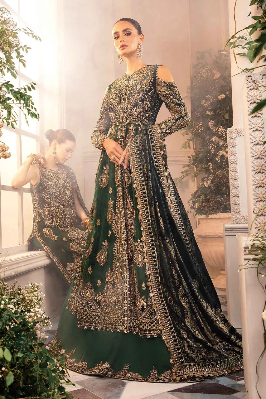 Mbroidered'24-3 Piece Unstitched Embroidered Organza Suit  BD-2904