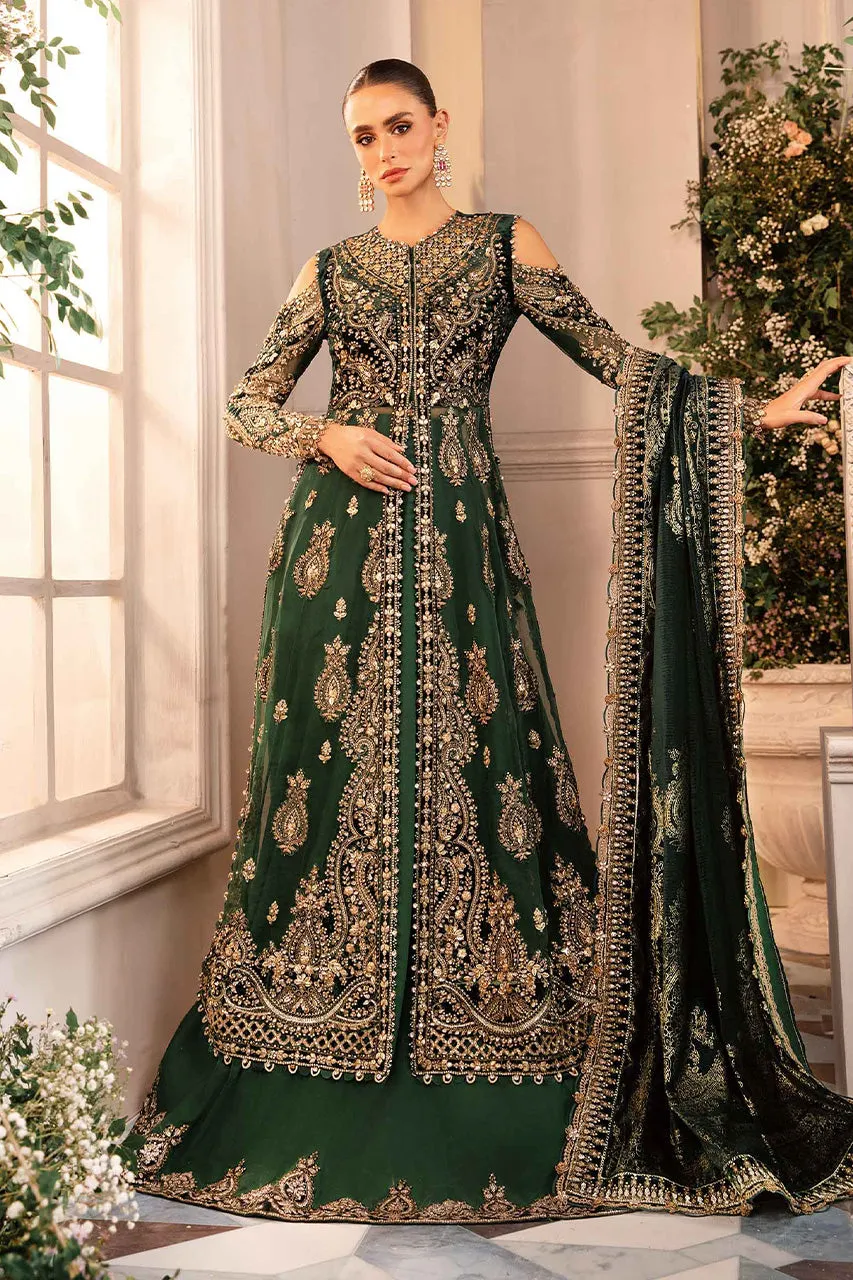 Mbroidered'24-3 Piece Unstitched Embroidered Organza Suit  BD-2904