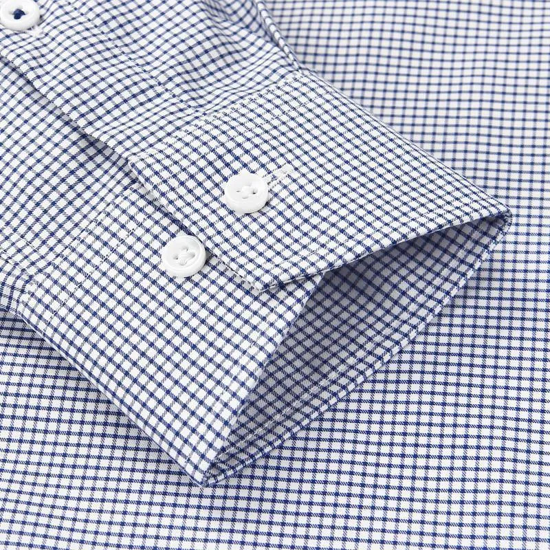 Men's Dress Shirts Plaid Shirts Cotton Men's Clothing Plus Size Shirts