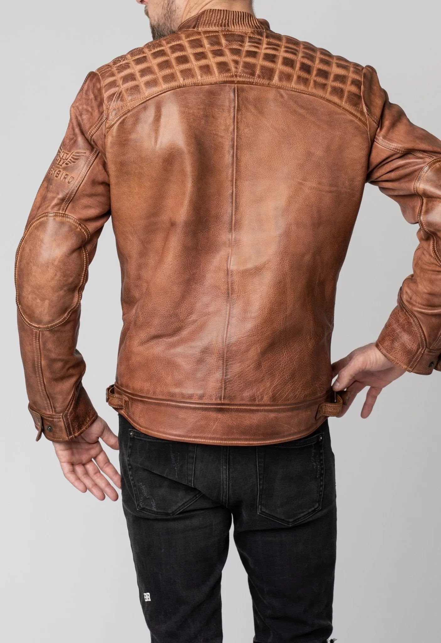 Merla Moto - Blackbird - Men's Pembrey Leather Jacket