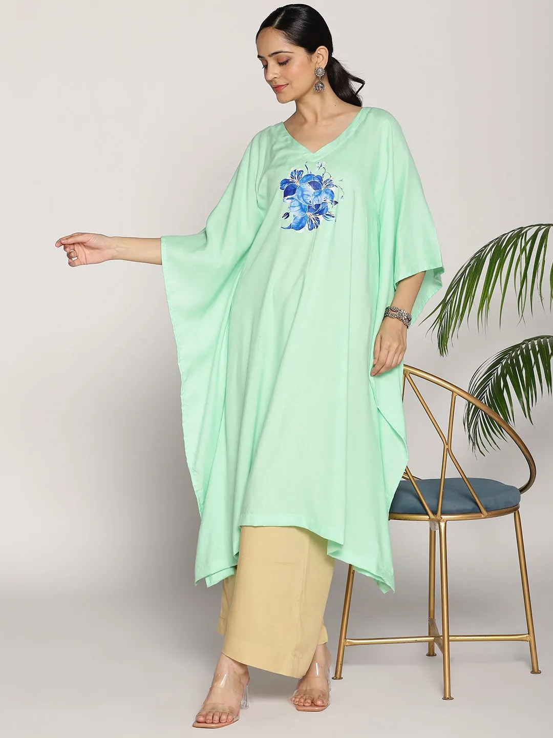 Mint Rayon LongKurta - MintMania