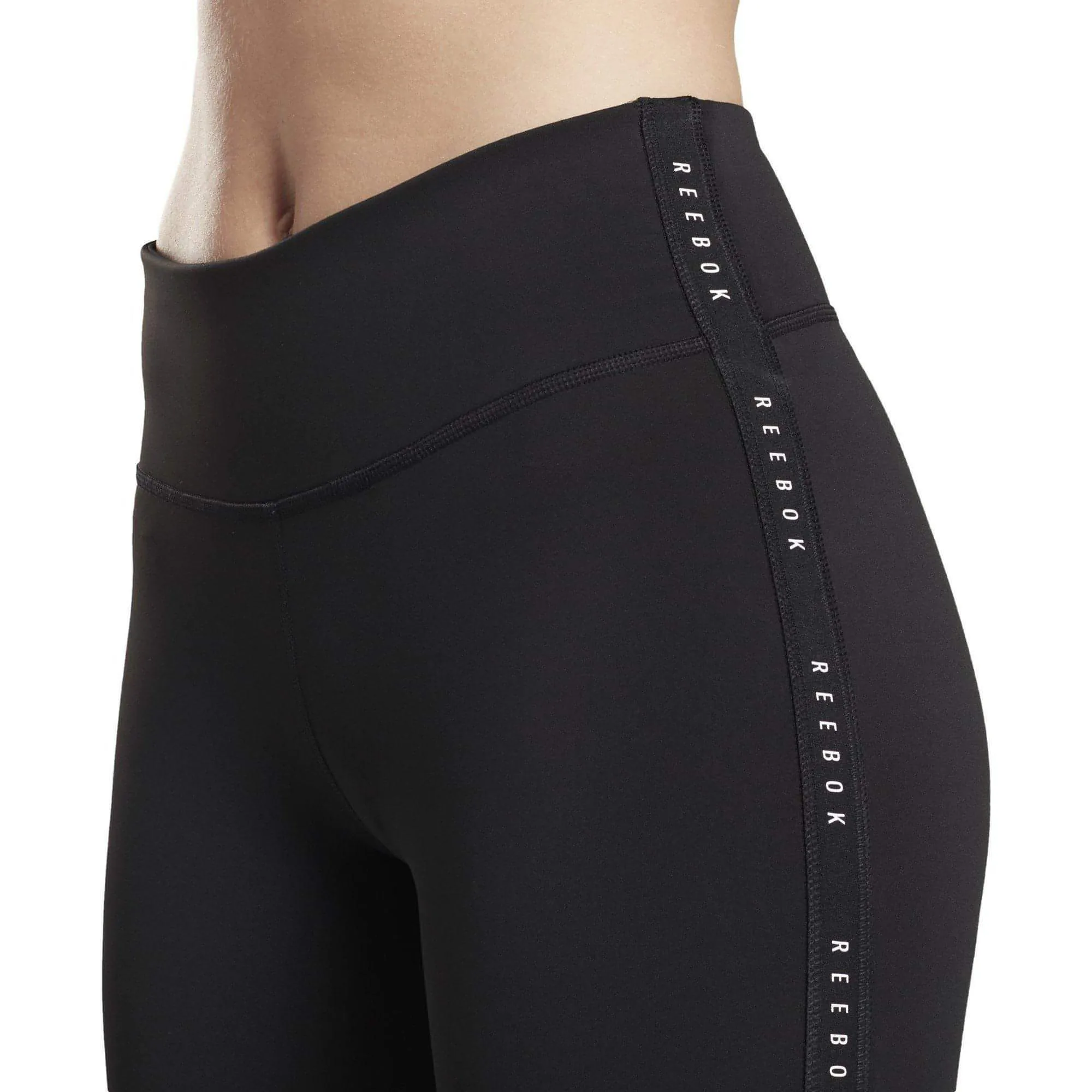 Reebok Studio Lux 2.0 High Rise Womens 7/8 Training Tights - Black