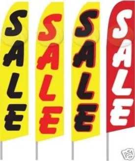 Sale Choice Of One (1) Swooper Feather Banner Flag Sign