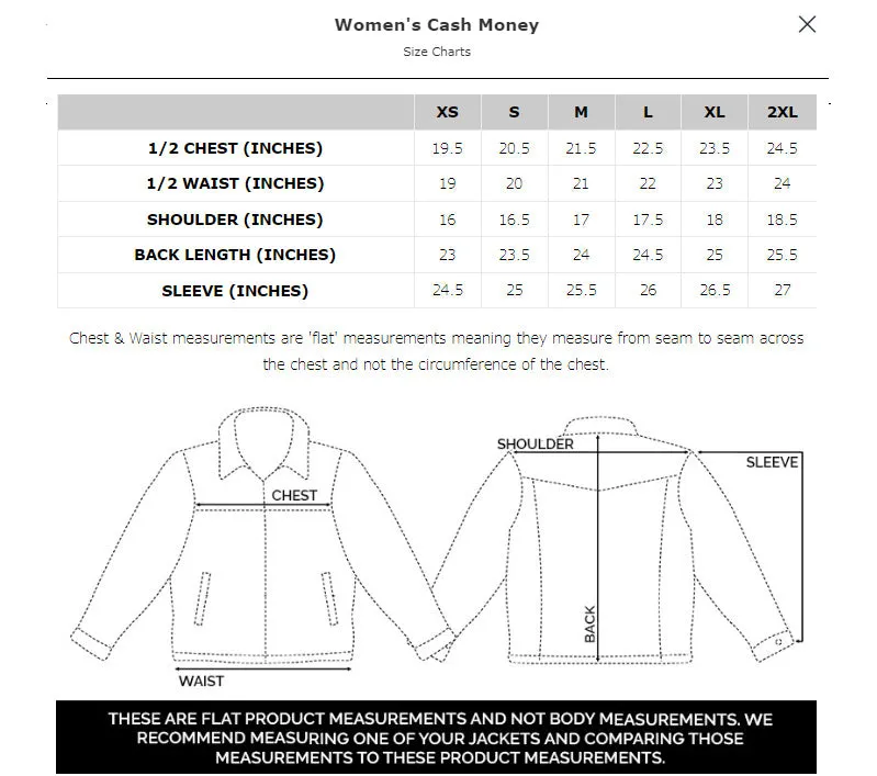 STS Ranchwear Womens Cash Money Rust Leather Leather Jacket