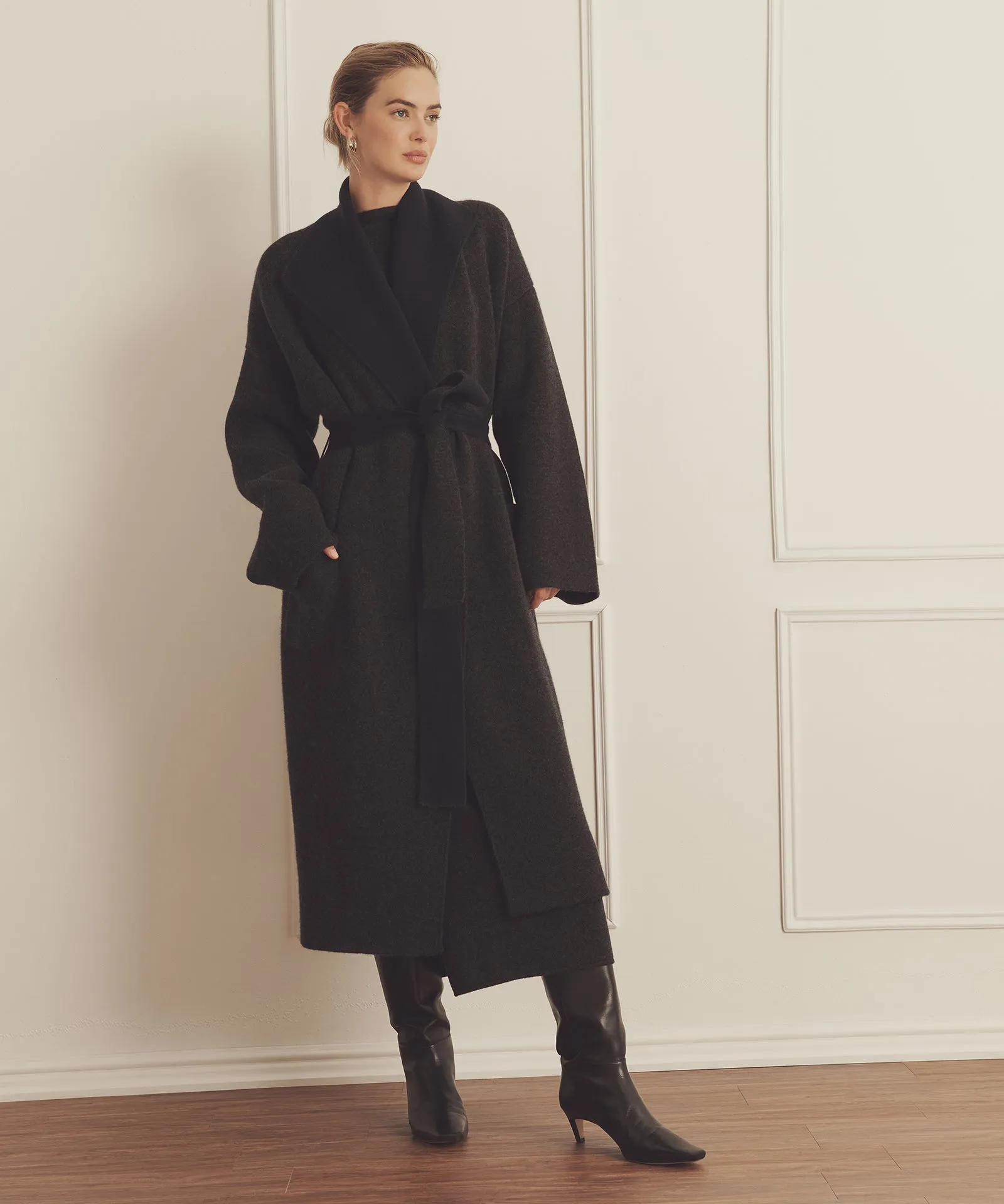 Super Luxe Cashmere Double Faced Coat