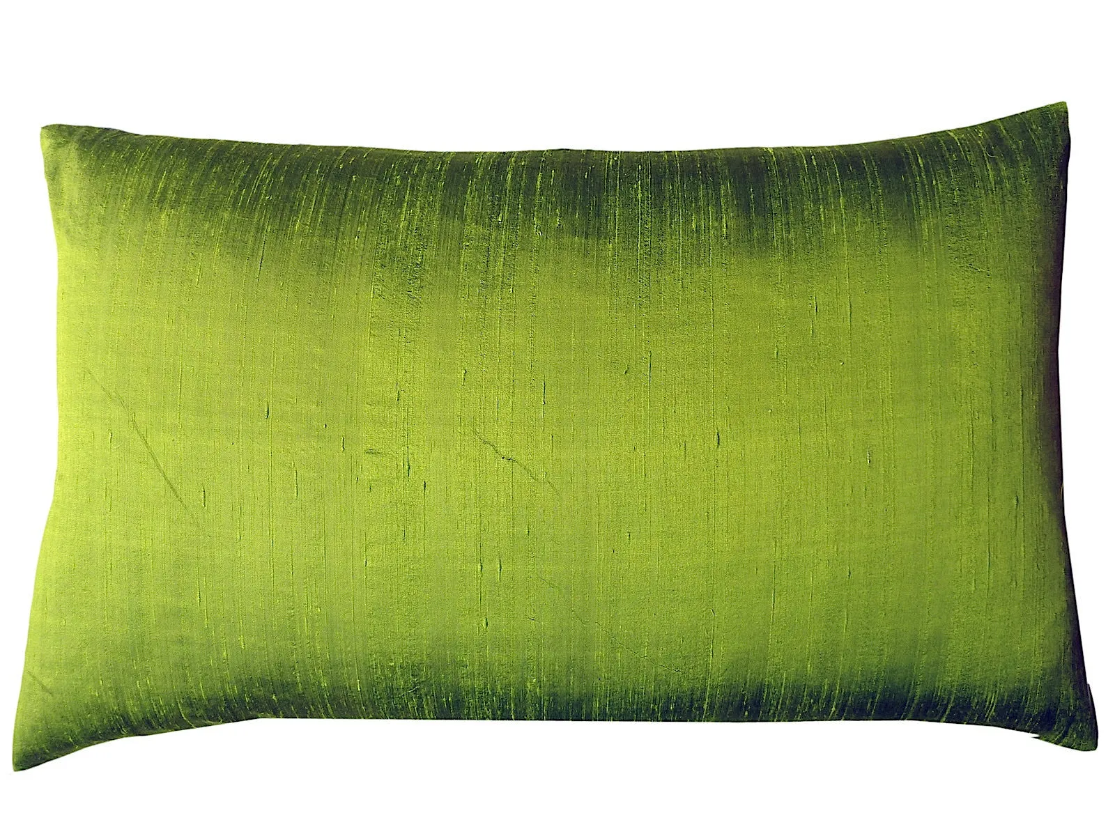 Thai Silk Modern Ikat King Size Pillows Sold As Pair Chartreuse Purple