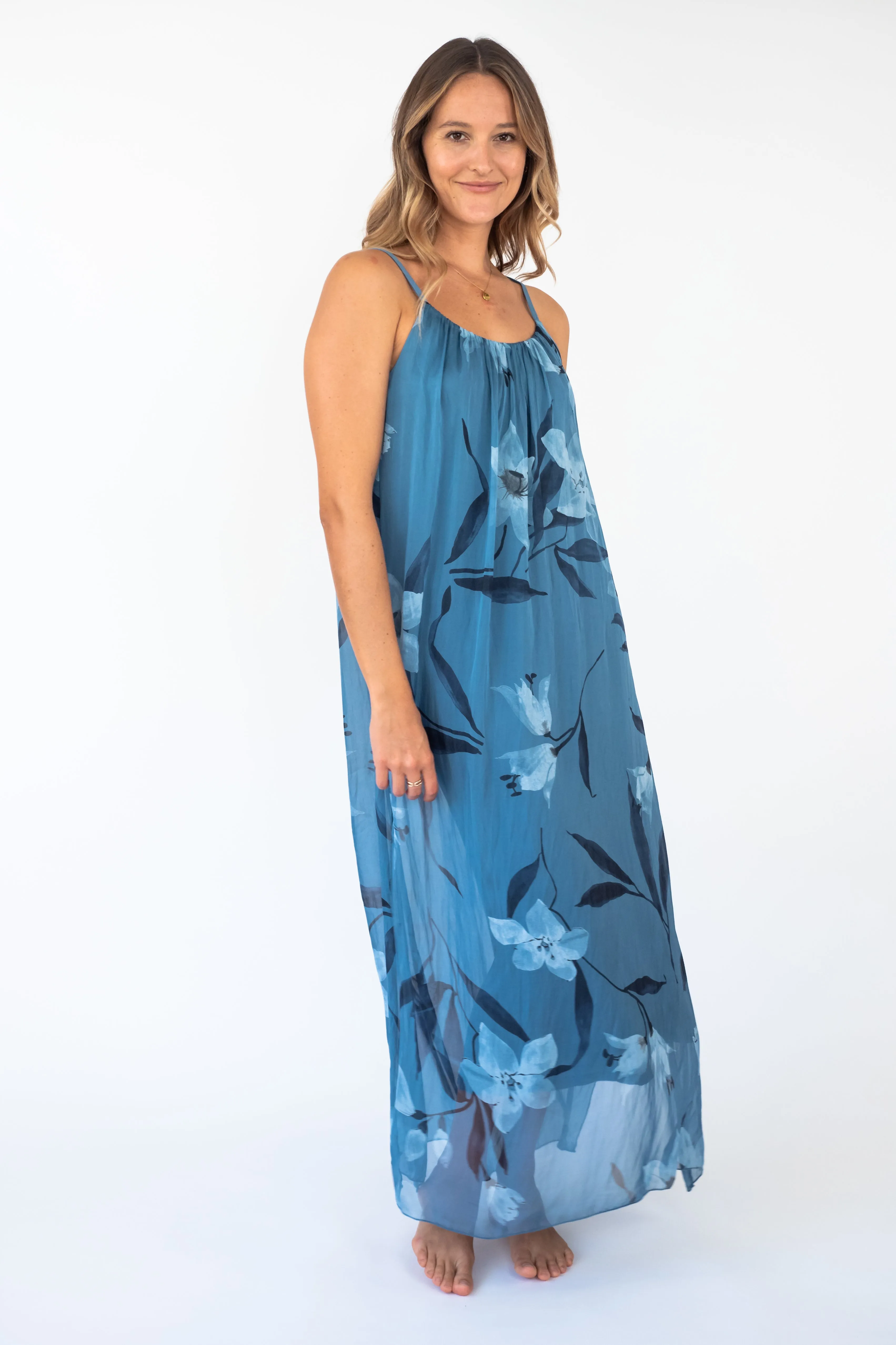 the PAI'A silk maxi dress