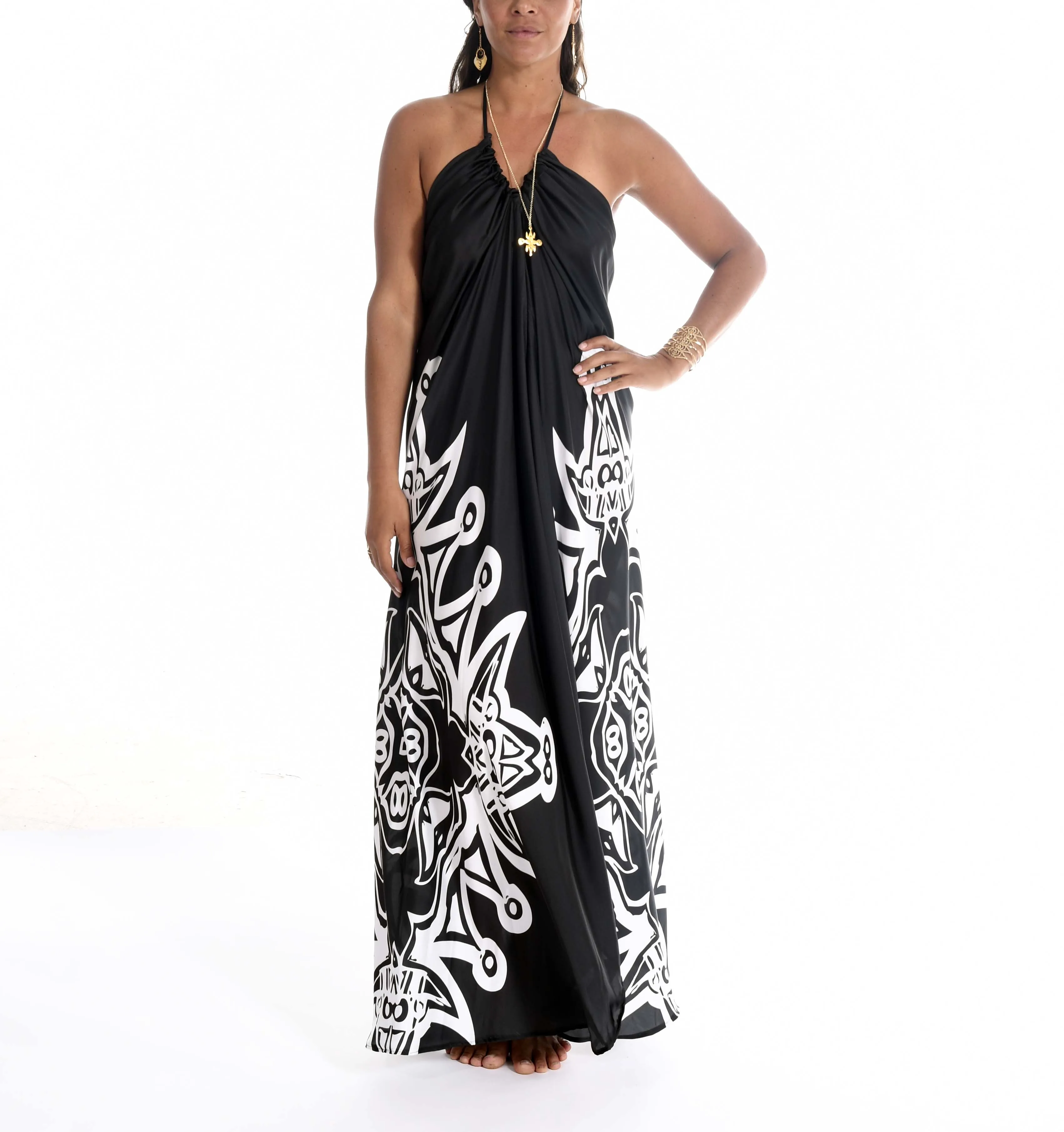 Unity Dove Black Gown