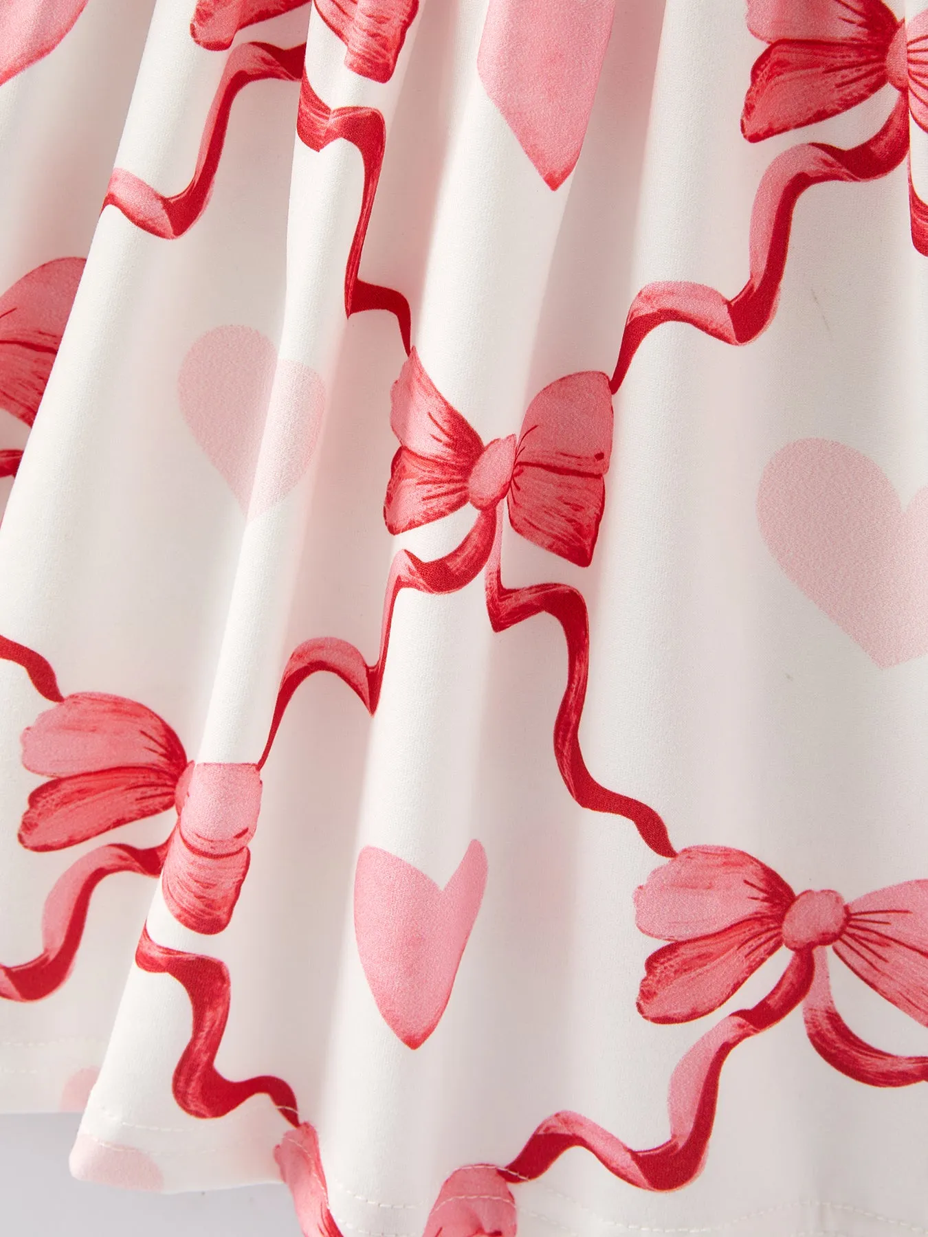 Valentine's Day Milk Silk Girls Dress