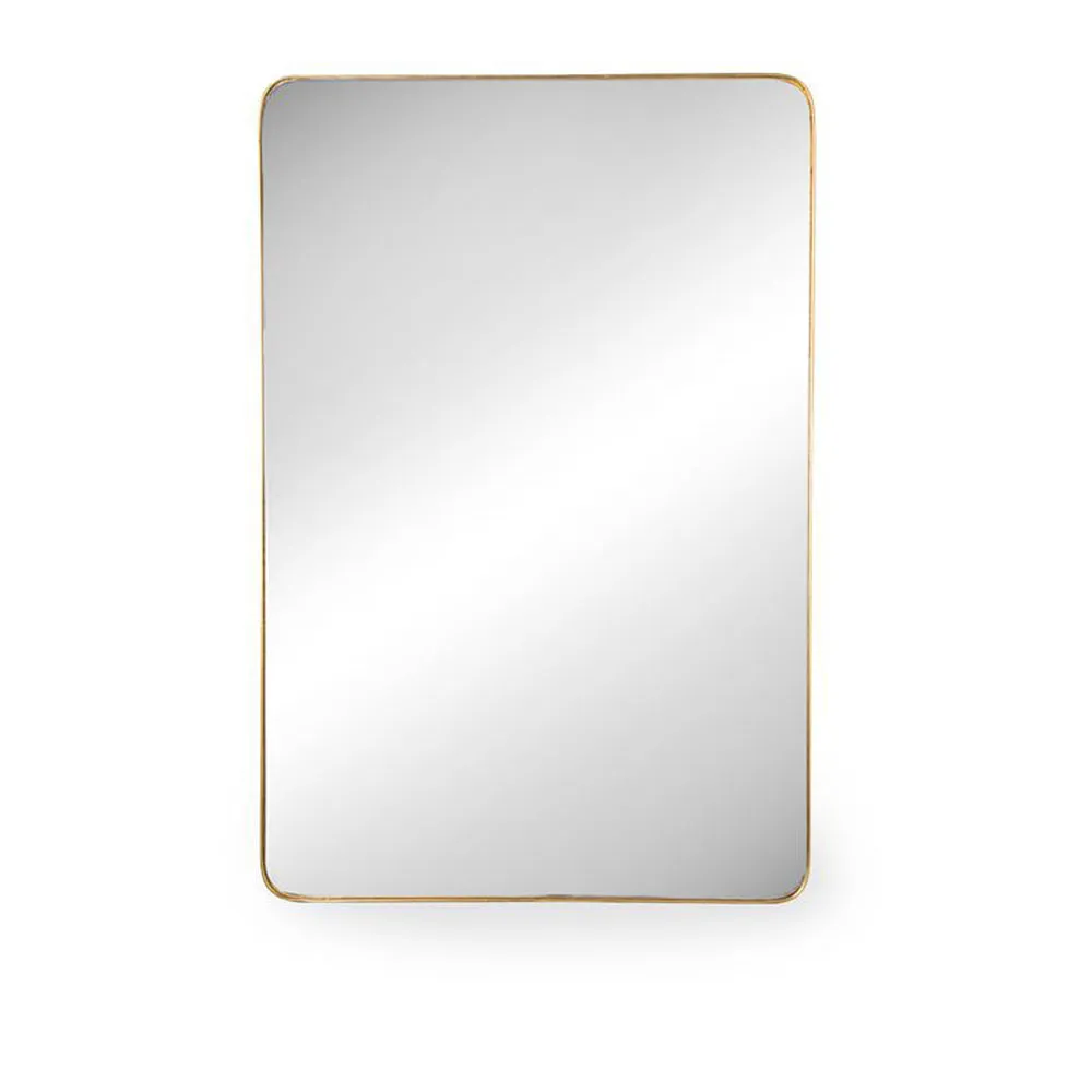 Westdene Rectangular Gold Mirror 121 x 81 cm