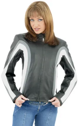 Women Jacket  White Stripes