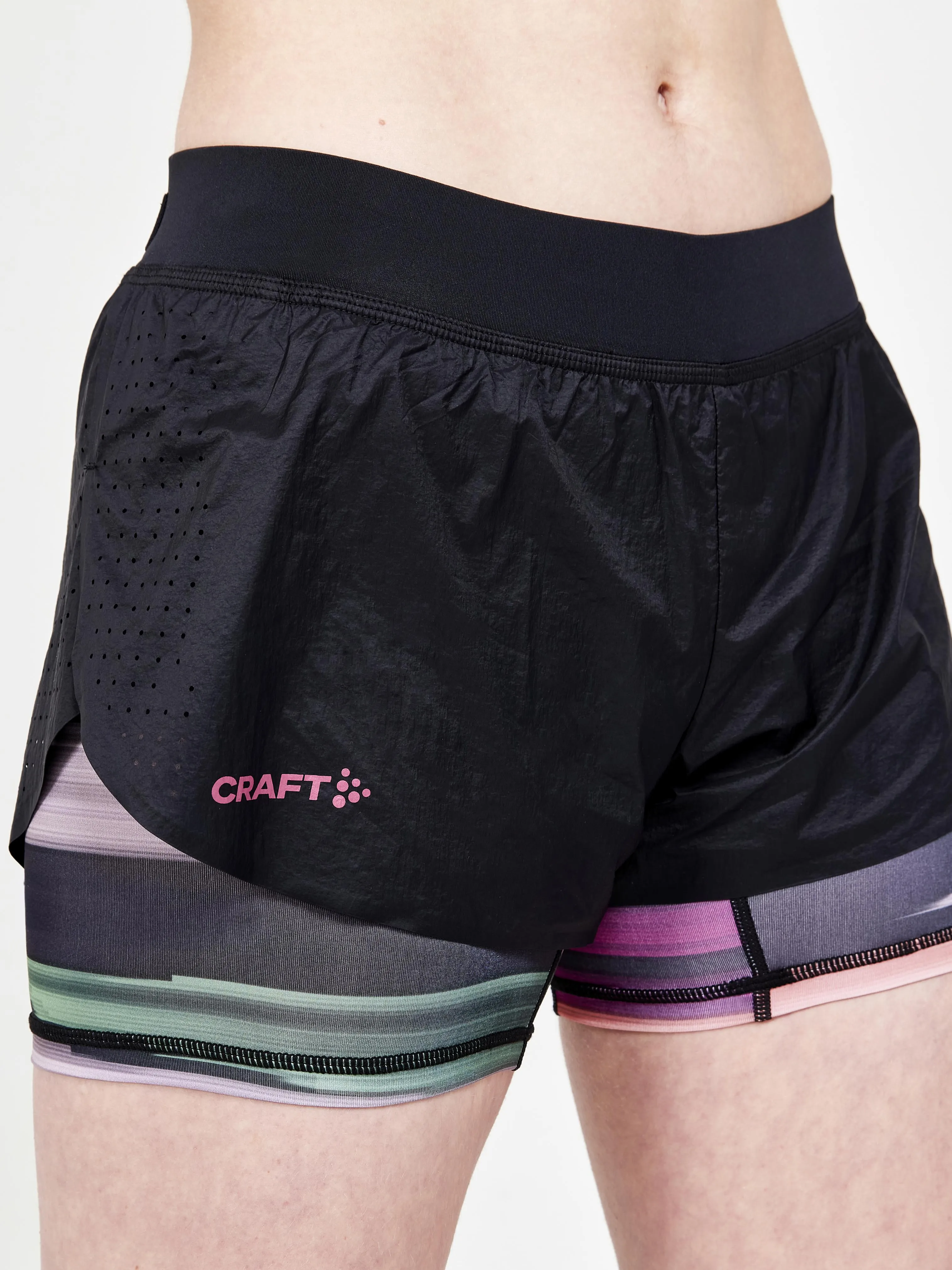 WOMEN'S CTM DISTANCE 2IN1 RUNNING SHORTS