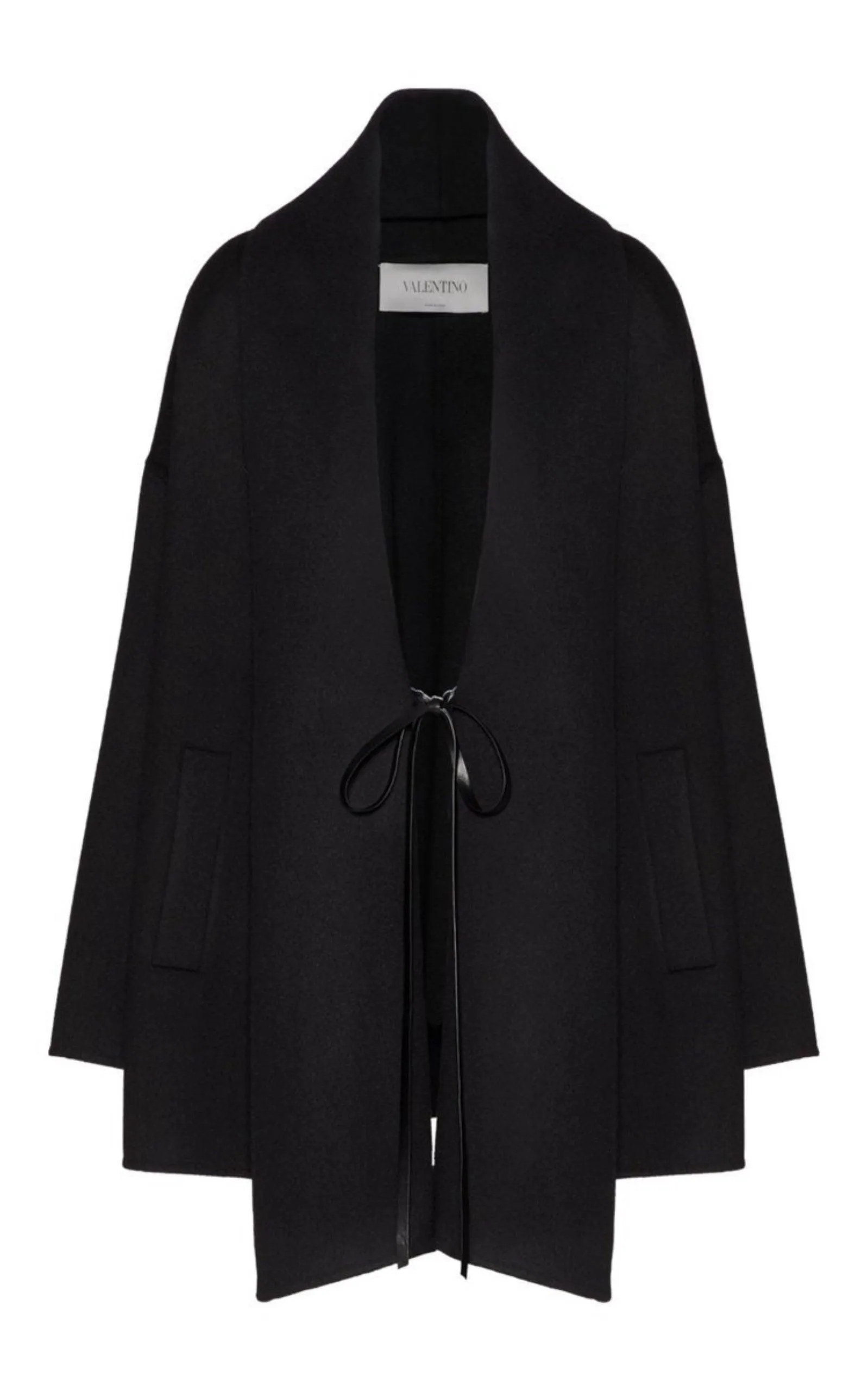 Wool-Cashmere Cape Coat