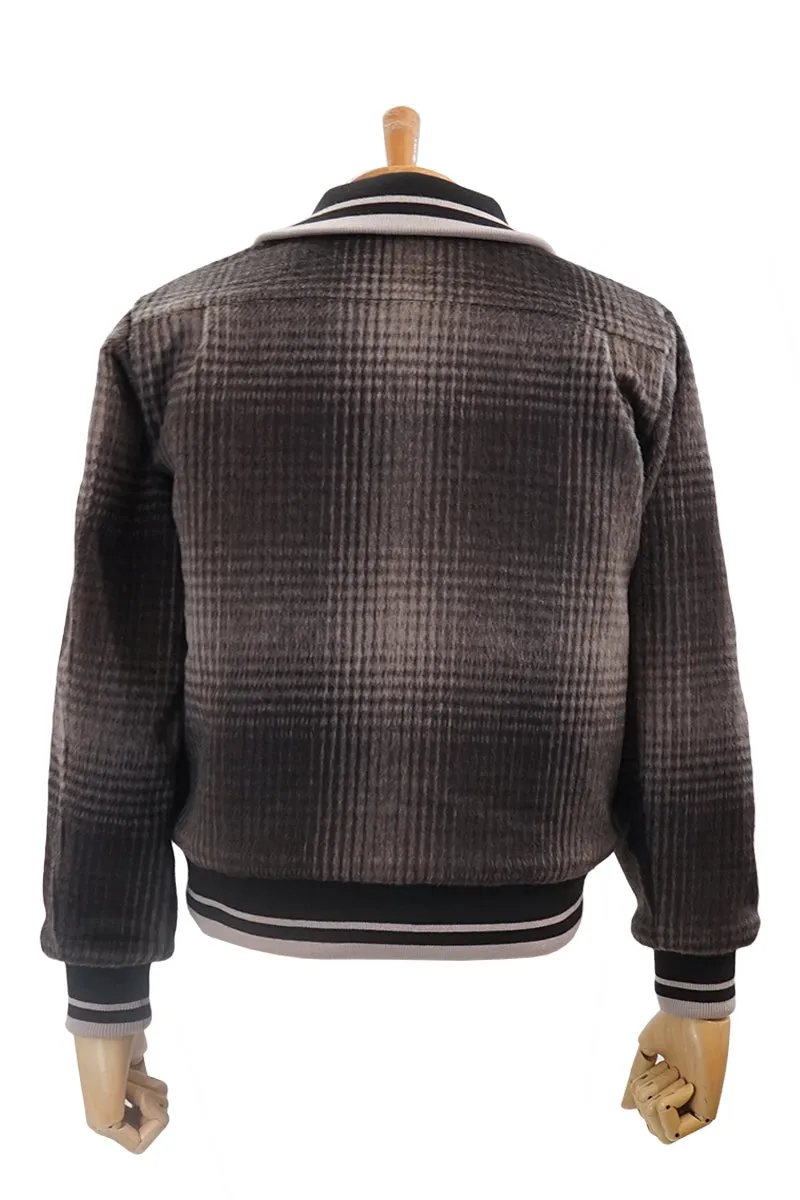 Wool Shaggy Check Sport Jacket