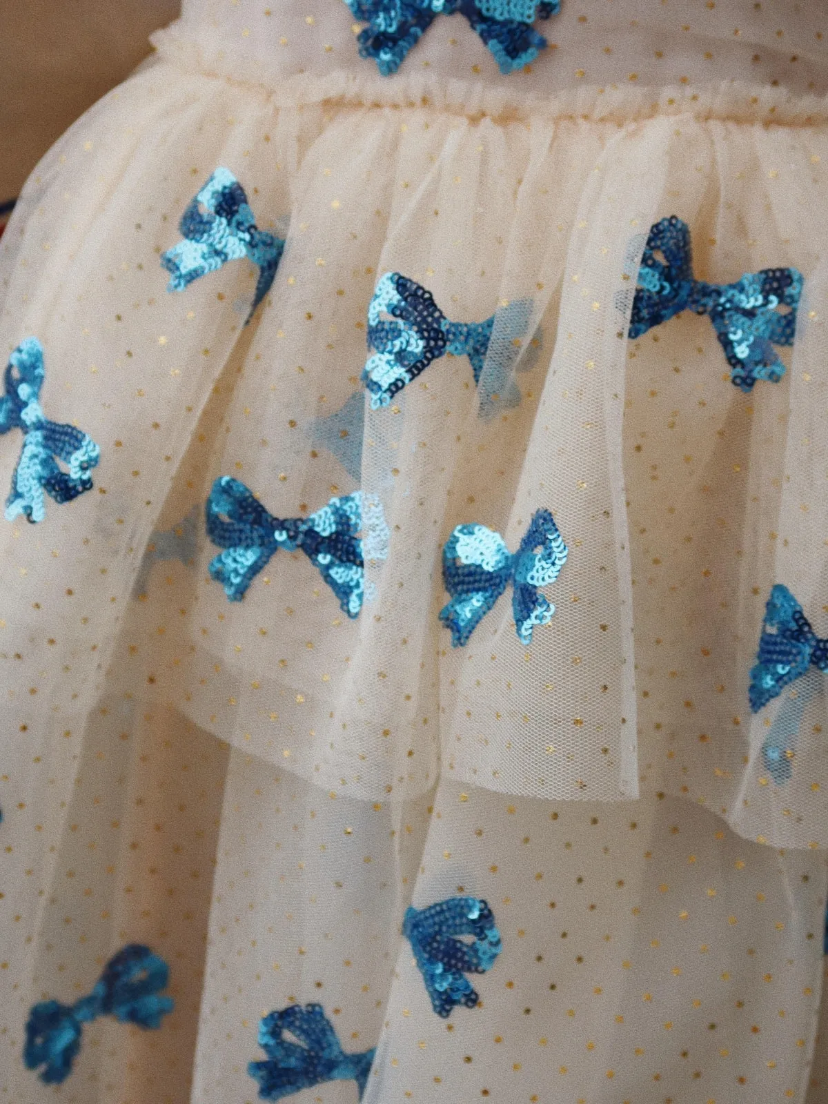 Yvonne Fairy Dress with Sequin Bows